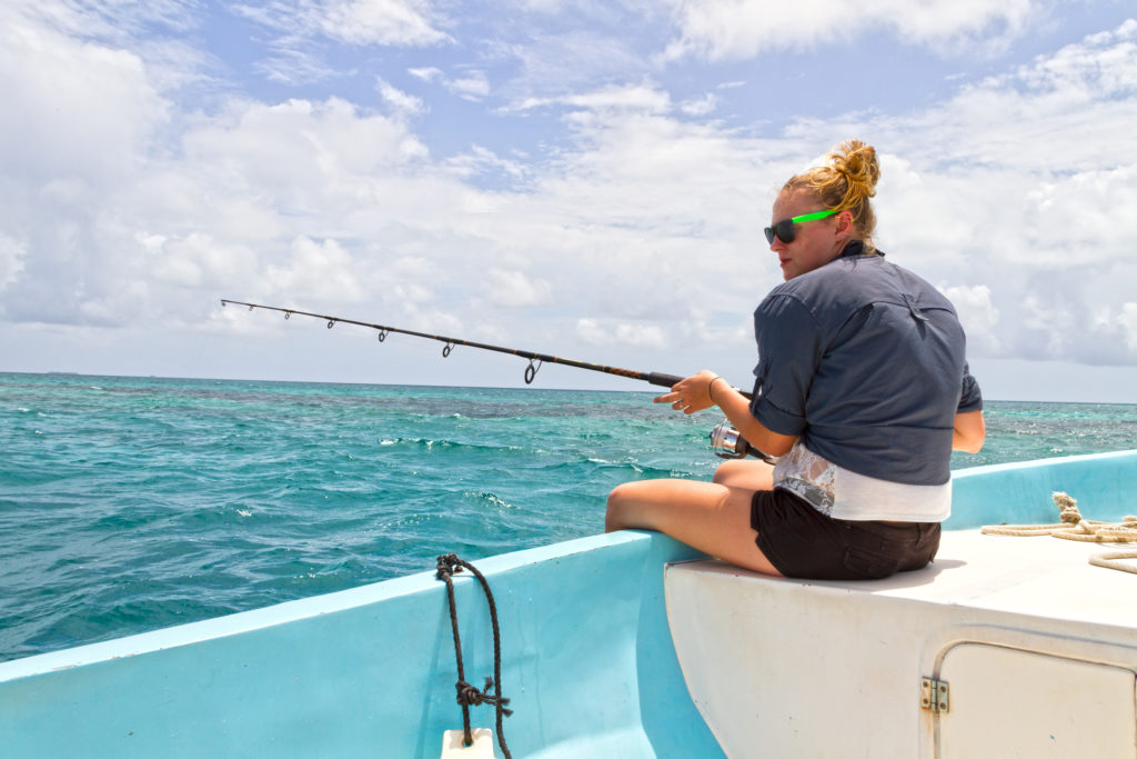 deep sea fishing women's apparel